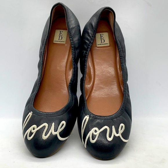Ellen Degeneres Shoes Ellen Degeneres Black Love Flats